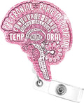 Aoryalps Retractable Badge Reel Holder Retractable with ID Clip for Nurse Nursing Name Tag Card Nursing Student Teacher Doctor Medical Assistant Work Office Clip-Gifts for Nurse
