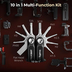 SmallRig x FILM RIOT 10-in-1 Folding Tool Set with Screwdrivers and Hex Key Wrenches, Multiple Angle Positioning, Portable and Compact Design (Black) - 4375