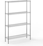 Regal Altair 14" Deep x 48" Wide x 74" Height Wire Shelving Kit | 4-Tier | NSF Commercial Storage Rack Unit