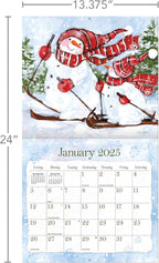 LANG Sam Snowman 2025 Wall Calendar (25991001939)