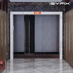 iSYFIX Exit Signs with Directional Right & Left Arrow, Glow in the Dark, Photoluminescent Aluminum 12x4 Inch - 6 Pack, Laminated for UV & Weather Resistance, Ideal for Offices, Schools, Theaters & More