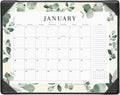 Cabbrix Desk Calendar 2026 with Desktop Mat, 2026 Desk Calendar January 2026 to December 2026, 15" x 12" Flat Monthly Desktop Calendar for Home Office School Planing, Greenery