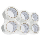 Amazon Basics Extra-Wide Packing Tape, Designed for Moving, Storage and Packing, Shipping and Mailing, Extra-Wide 2.83"W, Crystal Clear, Low Odor, 6-Pack