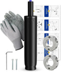 MASTERY MART Office Chair Gas Cylinder Replacement Kit, 6" Stroke Heavy Duty Hydraulic Pneumatic Piston, 1000 lbs Capacity, Universal Fit for Desk Chairs, Easy Installation with Removal Tool & Gloves