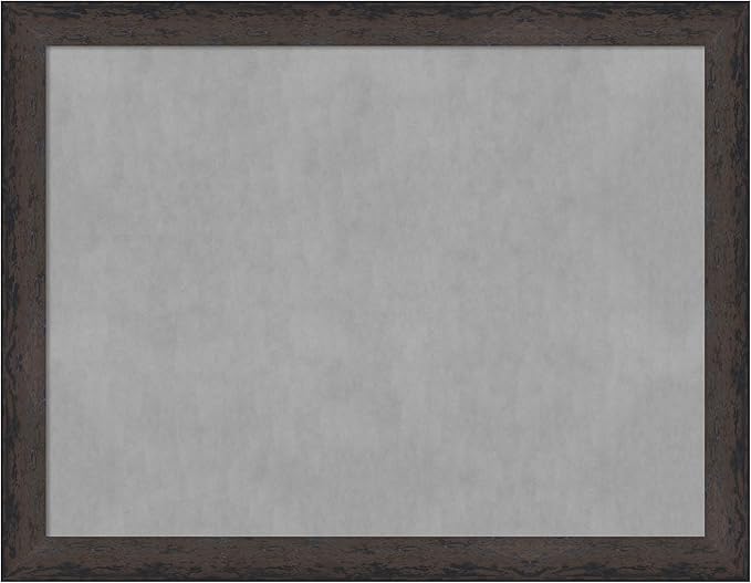 Amanti Art Black Framed Magnetic Board 21x27 Medium Vision Board for use with Magnets, 100% Metal Sheet to Display Items as Office Decor or for Home Organization in mudroom, Kitchen or Kids Room