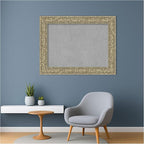 Amanti Art Silver Framed Magnetic Board 27x35 Medium Vision Board for use with Magnets, 100% Metal Sheet to Display Items as Office Decor or for Home Organization in mudroom, Kitchen or Kids Room