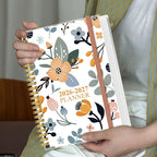 2026-2027 Planner - 18 Months Weekly & Monthly Planner from January 2026 - June 2027, Spiral Notebook 2026-2027 with Elastic Closure, Inner Pocket, Medium 5.8" x 8.3", Rose Flower