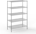 Regal Altair 24" Deep x 48" Wide x 74" Height Wire Shelving Kit | 5-Tier | NSF Commercial Storage Rack Unit