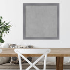 Amanti Art Grey Framed Magnetic Board 22x22 Medium Vision Board for use with Magnets, 100% Metal Sheet to Display Items as Office Decor or for Home Organization in mudroom, Kitchen or Kids Room