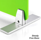 Sneeze Guard Clamp Bracket 4 Pcs Shield Base for Countertops, Heavy Duty Aluminum Partition Stand for Clear Acrylic Desktop Reception