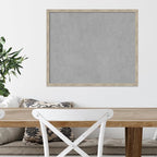 Amanti Art Silver Framed Magnetic Board 21x25 Medium Vision Board for use with Magnets, 100% Metal Sheet to Display Items as Office Decor or for Home Organization in mudroom, Kitchen or Kids Room