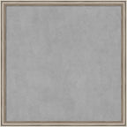 Amanti Art Silver Framed Magnetic Board 26x26 Medium Vision Board for use with Magnets, 100% Metal Sheet to Display Items as Office Decor or for Home Organization in mudroom, Kitchen or Kids Room
