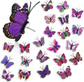 50Packs Purple Butterfly Push Pins Decorative Thumb Tacks Pushpins for Cork Board Thumbtacks for Hanging for Board Bulletin Corkboard Cubicle Wall in Office Decor Home Decorations