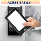 Custom Badge Holder ID Card Hold Case, Personalized Retractable Badges Holders, Customized Photo Name Badge Holder for Office Worker, Medical Staffs, Teacher, Student | Vertical