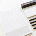 Notsu To Do List Notepad 2pk | Premium Thick Paper 120g | Daily Desk To Do List Pad | 50 Sheets, 5.5” x 8.5”
