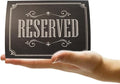 20 Pack Rustic Reserved Table Sign - Reserved Signs For Wedding - Black Chalkboard Reserved Signs - Wedding Accessories - Tent Cards For Reserving Seats & Places - Place Cards for Party