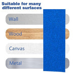 XUXU 16Pack Blue Painters Tape 2 inch Wide Masking Tape Bulk for Multi-Surface, Produce Sharp Lines, Residue-Free 784 Yards Total