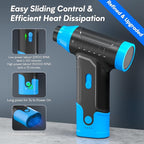 Electric Compressed Air Duster - Electric Air Duster for PC, Rechargeable Mini Blower 150,000 RPM Cordless Vacuum for Cleaning Keyboards, Computers and Cars (Blue)