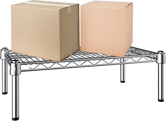 Regal Altair 18''W x 24''L x 14''H Chrome Plated Wire Dunnage Rack | Off The Floor Storage