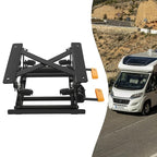 Car Seat Height Adjuster, 2.76-5.12 Inches Lifting Height Car Seat Lifter Bracket by Hand Pedals, Seat Lifting Base
