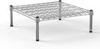 Regal Altair 24''W x 24''L x 8''H Chrome Plated Wire Dunnage Rack | Off The Floor Storage