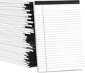36 Pack Small Legal Pads 5x8 White Note Pads 5x8 College Ruled Paper Tablets for Office 80 GSM Paper Pads Narrow Ruled Legal Pad White Small Notepad 30 Sheets Writing Pad Lined Notepads for Office