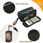 BOENLE American Football Pencil Case Box Boys Girls Large Pencil Pouch with Zipper Compartments Big Capacity Stationery Pen Bag Organizer for Kids Teens Adults School