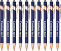 CRME Bulk Custom Pens Personalized Customized Engraved Writing Pen with Name Logo Soft Grip Ball Point Pen for Men Women Smooth Writing Black Ink for Graduation Journaling Signature Purple Pens