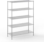 Regal Altair 24" Deep x 60" Wide x 86" Height Wire Shelving Kit | 5-Tier | NSF Commercial Storage Rack Unit