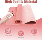 Large Desk Pad 47.2" x 17", Leather Desk Mat Protector, Non-Slip PU Leather Desk Blotter Pad, Large Mouse Keyboard Mat, Waterproof Desk Cover Pad for Office & Home(Sweet Pink)