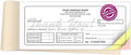 Custom 2.83" x 7" Carbonless NCR Books in 3-Part Triplicate Invoices, Receipts, Work Orders, Sales Orders, Purchase Orders, Estimates, Quote Forms with Your Company/Business Name (99 Sets)