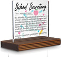School Secretary Gifts, Thank You Desk Sign for Office Staff, Appreciation Plaque for School Administrative Assistants, Graduation Retirement Office Decor PA032