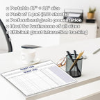 Guest Log Book for Automotive Dealerships – Customer Sign-in Tracking Log – 17" × 11" Visitor Registration Book – 100-Sheet Pad for Auto Service Centers, Repair Shops, Lead Management - 2 Pad