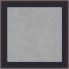 Amanti Art Black Framed Magnetic Board 15x15 X-Small Vision Board for use with Magnets, 100% Metal Sheet to Display Items as Office Decor or for Home Organization in mudroom, Kitchen or Kids Room