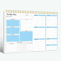 Weekly Planner Notepad Undated Weekly Schedule Planner To Do List Notebook Goals Planning Pad Habit Tracker Journal for Man & Women,52 Weeks (8.5x11")