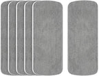 CLICK CLEAN 6-Pack Replaceable Felt Pads, Magnetic Whiteboard Eraser Felt Pads, Designed for Click Clean Replaceable Dry Erase Board Eraser, Intended for Classroom, Home and Office Use