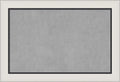 Amanti Art Silver Framed Magnetic Board 26x38 Large Vision Board for use with Magnets, 100% Metal Sheet to Display Items as Office Decor or for Home Organization in mudroom, Kitchen or Kids Room