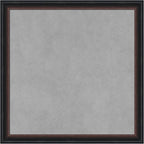 Amanti Art Black Framed Magnetic Board 18x18 Small Vision Board for use with Magnets, 100% Metal Sheet to Display Items as Office Decor or for Home Organization in mudroom, Kitchen or Kids Room