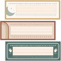 Name Tags for Desks, Retro Students Name Plates, Boho Rainbow Labels for School Classroom, Teaching Supplies, Back to School Decor, 30 Pack (10)
