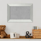 Amanti Art Silver Framed Magnetic Board 16x22 Small Vision Board for use with Magnets, 100% Metal Sheet to Display Items as Office Decor or for Home Organization in mudroom, Kitchen or Kids Room