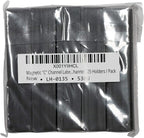 SmartSign Pack of 25 Magnetic 'C' Channel Label Holders | 0.5" x 3"