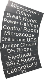 Made in USA Personalized Desk Name Plate – Custom Engraved Office Sign, 2”x8” – Choose Color, Font & Holder by Griffco Supply
