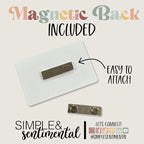 Custom Name Tag Full Color with Logo | Magnetic Back Name Badges for Business | Metal Name Tags ID Badge for Employees | Personalized Name Tags | Magnetic Name Tags Personalized (3.375 x 2.125 Inches)