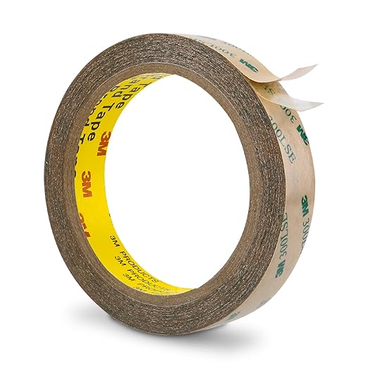 Made of 3M 300LSE Double Sided Tape 0.75" x 36Ft Clear, Heavy Duty Mounting Tape for Electronics, Laptop & Phone Repairs, Arts, Crafts, Leather Work, Card Making – 1 Pack