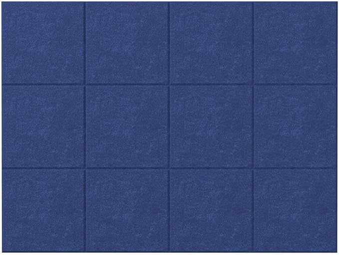 Baysola Large Cork Boards for Walls – 48" x 36" Self Adhesive Felt Wall Tiles, Ideal for Office Wall Organizing Bulletin Board, Easy to Install Cork Boards Felt Board