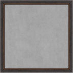 Amanti Art Black Framed Magnetic Board 27x27 Medium Vision Board for use with Magnets, 100% Metal Sheet to Display Items as Office Decor or for Home Organization in mudroom, Kitchen or Kids Room