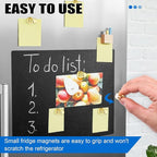 LOVIMAG Fridge Magnets 16Pcs Refrigerator Whiteboard Small Strong Magnet Classroom Kitchen Accessories Decorative Locker Set Decor Must Haves Office Calendar Refrigerador Magnetic Cute Crafts Gold