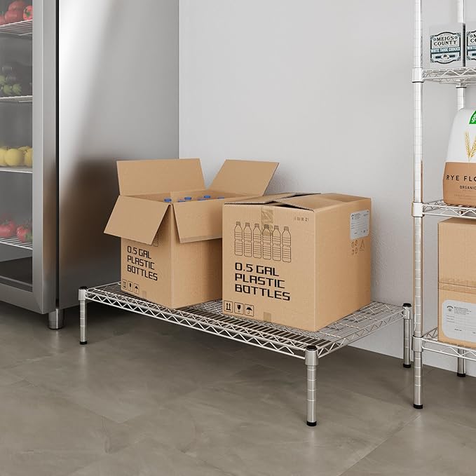 Regal Altair 24" Deep x 42" Wide x 8" Height Wire Shelving Kit | 1-Tier | NSF Commercial Storage Rack Unit