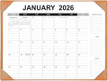Desk Calendar 2026-2027 with Desk Mat – 22" x 17" Large Desk Pad Calendar Runs from January 2026 to June 2027, Office Supplies Desktop Monthly Calendar for Home & Office