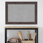 Amanti Art Black Framed Magnetic Board 30x42 Large Vision Board for use with Magnets, 100% Metal Sheet to Display Items as Office Decor or for Home Organization in mudroom, Kitchen or Kids Room
